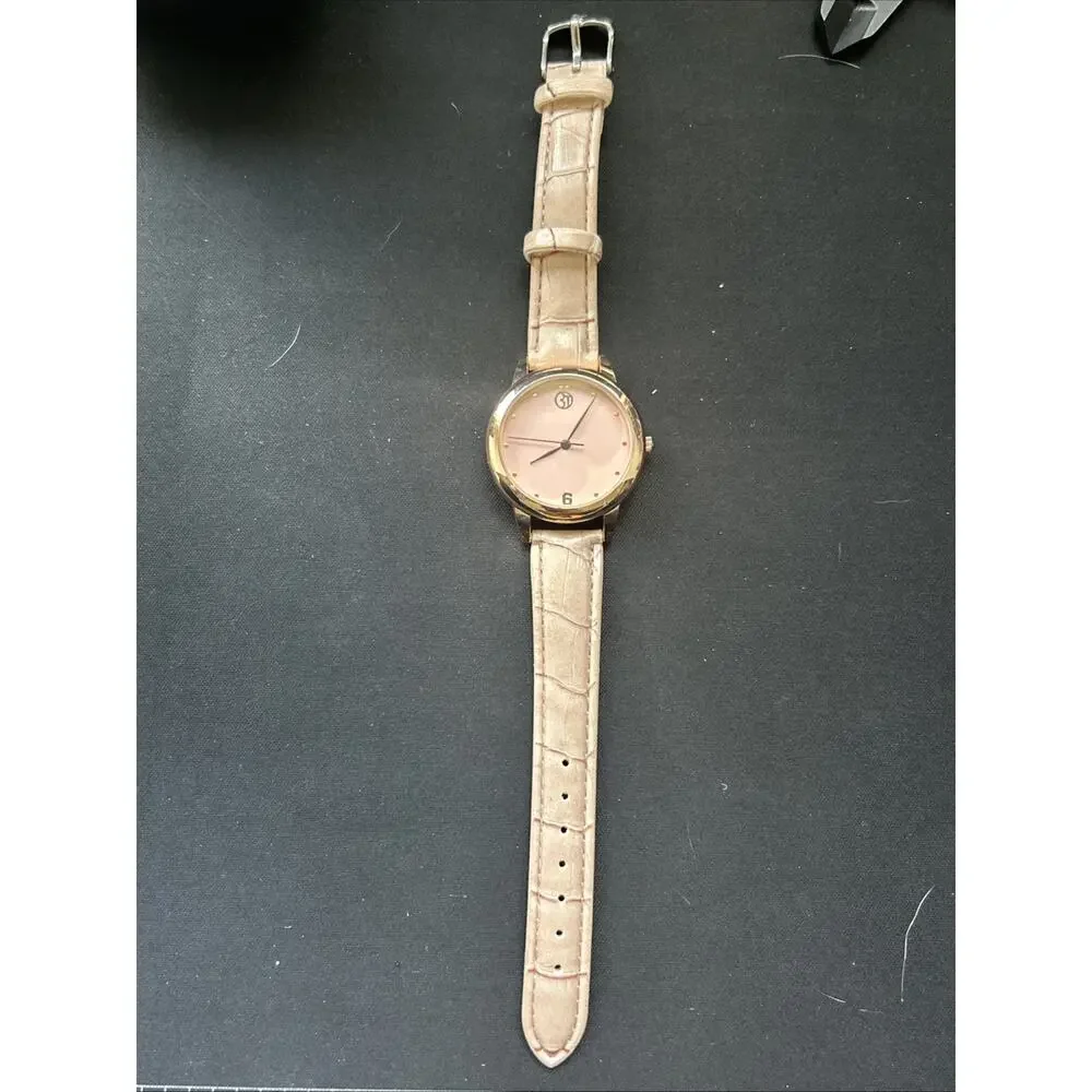 3T Rose Gold Tone Case Pink Dial Women’s Quartz Watch